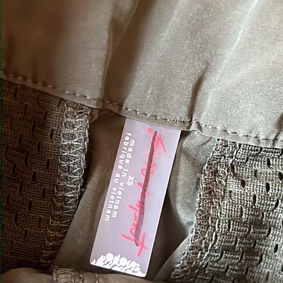 Free People Movement High Waist Snap Button Baggy Jogger Pant Army Green Size XS - Picture 8 of 9